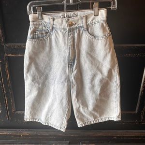 Vintage Light Wash High Waisted Bermuda Denim Shorts 5 - Jay Jacobs